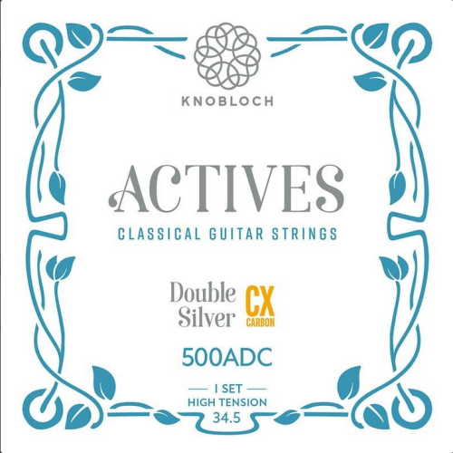 Knobloch Strings ACTIVES Double Silver CX Carbon 500ADC - Struny do Gitary Klasycznej