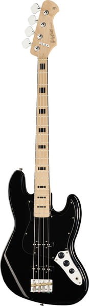 Harley Benton JB-75MN Black gitara basowa