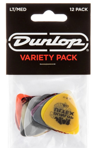 Kostki gitarowe Dunlop Variety Pack LT/MED
