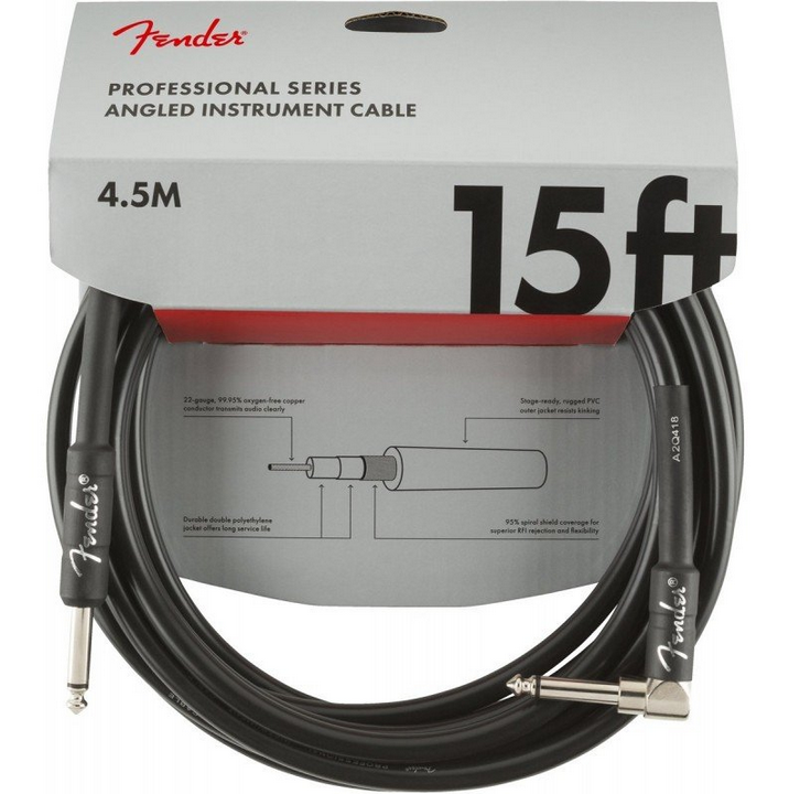 Kabel gitarowy Fender Professional Series 4.5m kątowy 099-0820-059