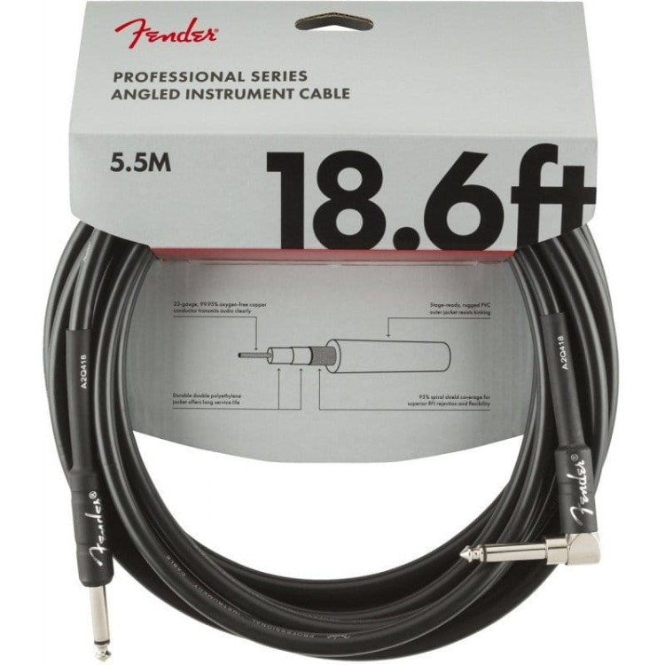 Kabel gitarowy Fender Professional Series 5.5m kątowy 099-0820-019