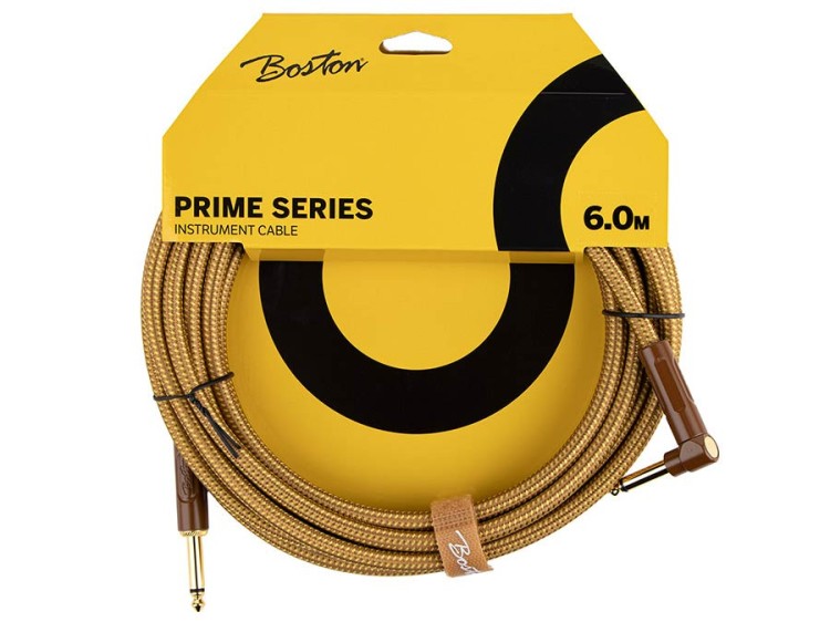 Boston Prime Series kabel gitarowy/instrumentalny 6m kątowy