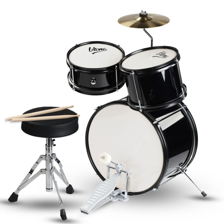 Perkusja akustyczna dla dzieci V-TONE VD BK + stołek + pałeczki