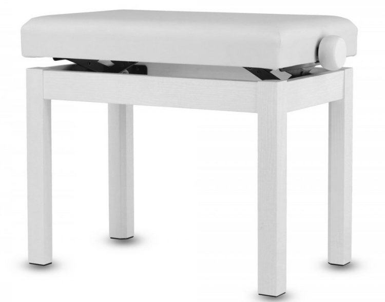 Ława do pianina biała matowa - Gewa Pure Student F900542