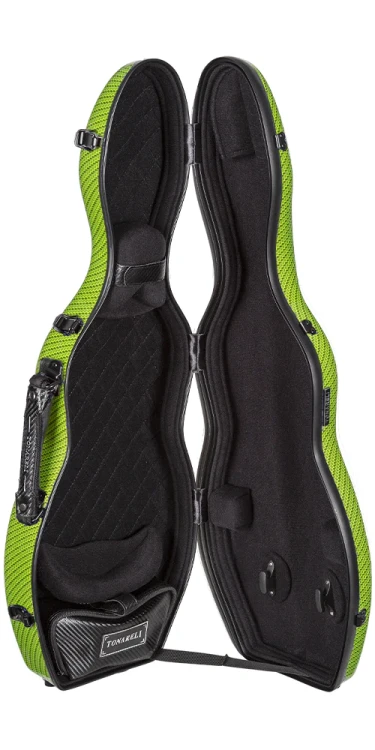 Futerał na skrzypce Tonareli VNF1022 Fiberglass Checkered Green