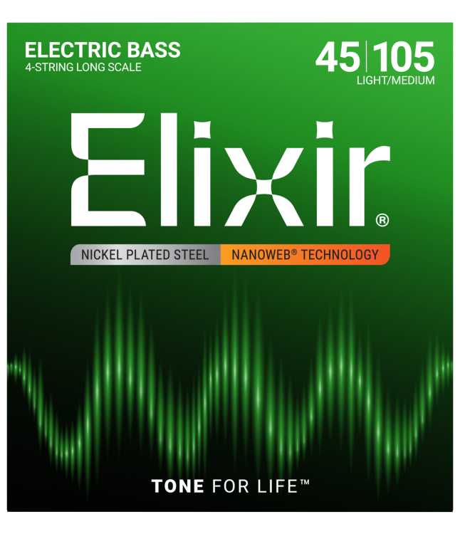 Elixir 45-105 struny do gitary basowej