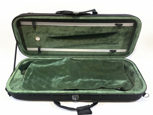 Futerał do altówek z HIGROMETREM - czarny/zielony 16"/16,5"