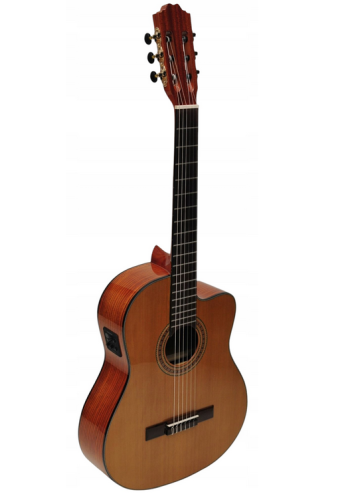 Gitara elektroklasyczna ZEBRANO DELUXE CEQ FISHMAN PRESYS 2