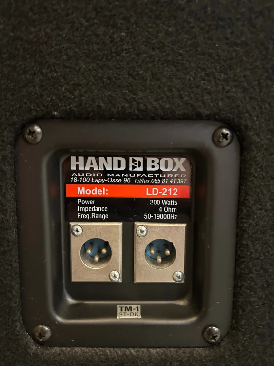 Kolumna pasywna HANDBOX LD-212  2x12" 200W 4ohm