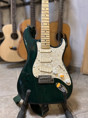 Gitara elektryczna Mensinger zielona KOMIS