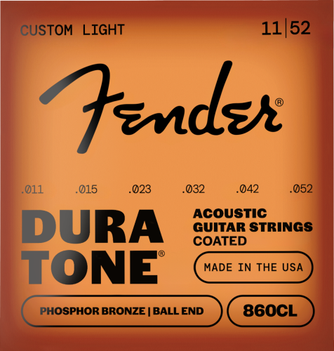 Struny do gitary akustycznej Fender 860XL 10-48