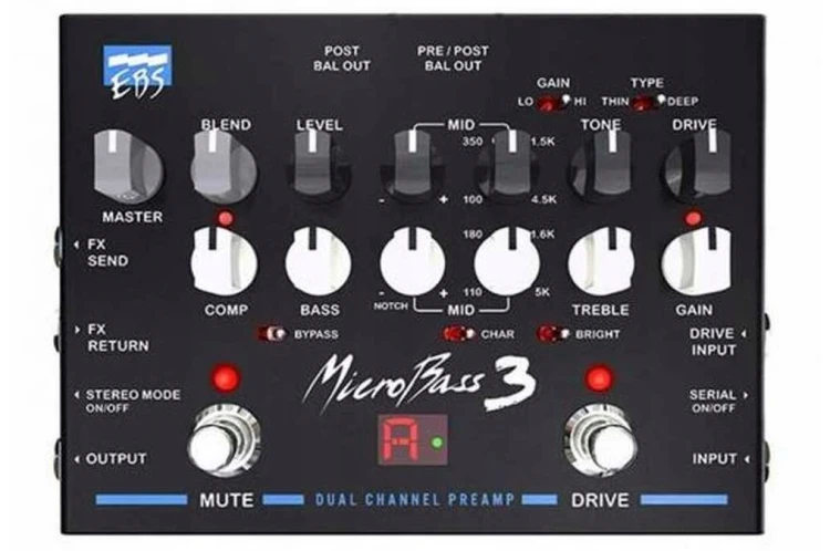 EBS MB3 Microbass 3 podwójny preamp do basu