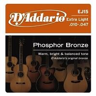 DAddario EJ15 10-47  - struny do gitary akustycznej