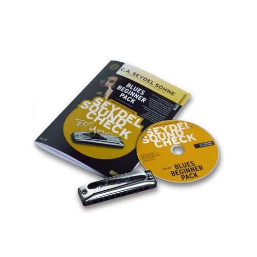 Zestaw dla początkujących harmonijka ustna Seydel Session Steal Vol.1 C