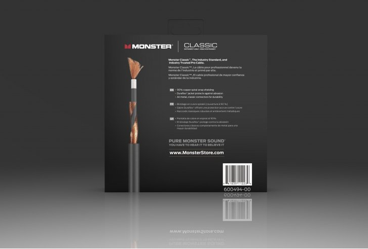 00494-00 - CLAS-I-12 WW - Prolink Monster Classic™ 1 4 Kabel Instrumentalny
