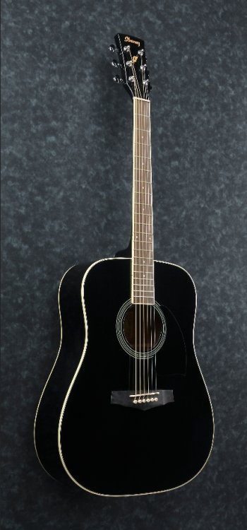 Ibanez PF15 BK Black High Gloss Gitara akustyczna
