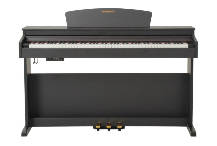 Dynatone SLP-175 BLK - pianino cyfrowe z ławą (czarne)