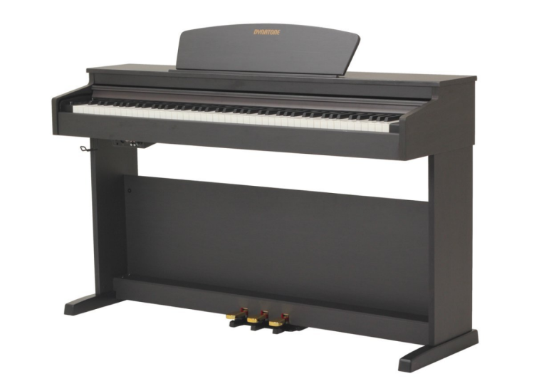 Dynatone SLP-175 BLK - pianino cyfrowe z ławą (czarne)