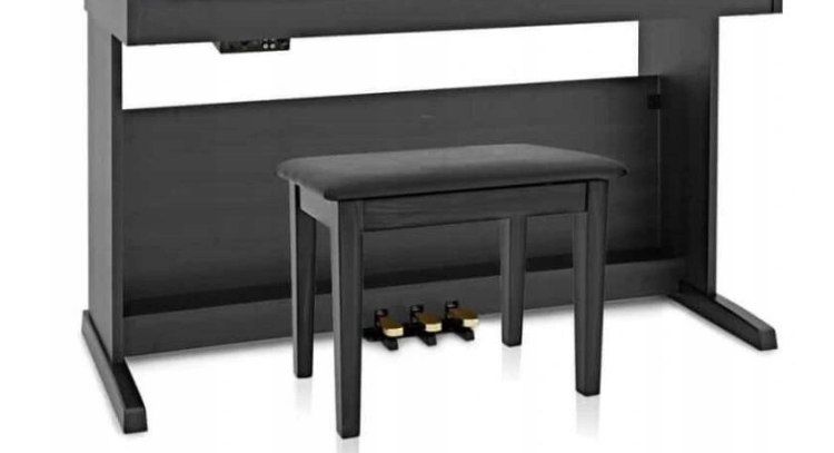 Dynatone SLP-175 BLK - pianino cyfrowe z ławą (czarne)
