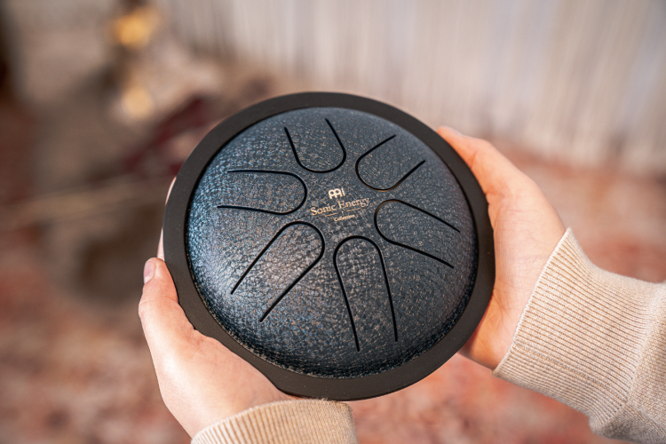MEINL Sonic Energy MSTD2NB Mini Steel Tongue Drum A-dur Navy Blue