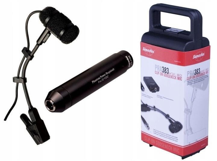 SUPERLUX PRA383XLR - Mikrofon do instrumentów