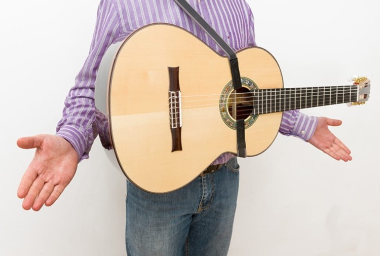 RIGHTON DUAL HOOK RUMBA BROWN PASEK DO GIT KLASYCZNEJ