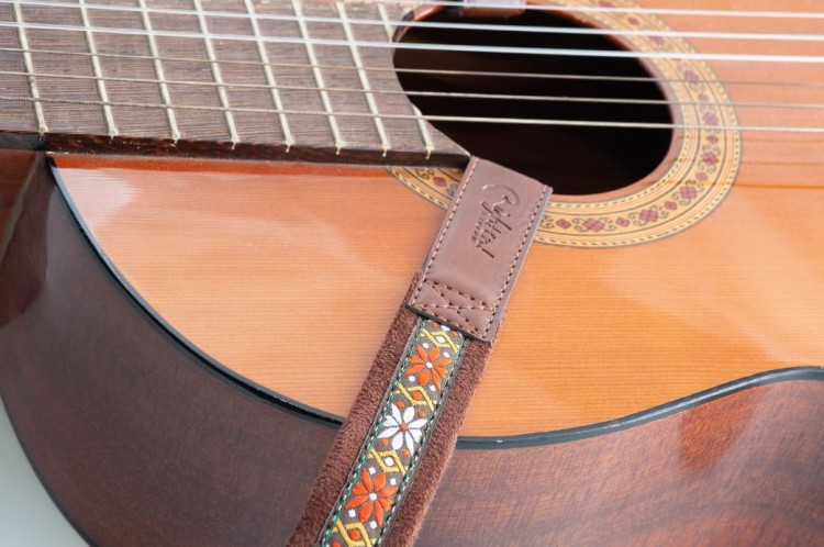 RIGHTON DUAL HOOK RUMBA BROWN PASEK DO GIT KLASYCZNEJ