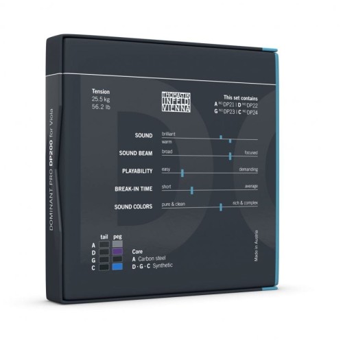 Struny do altówki Thomastik DOMINANT PRO DP200