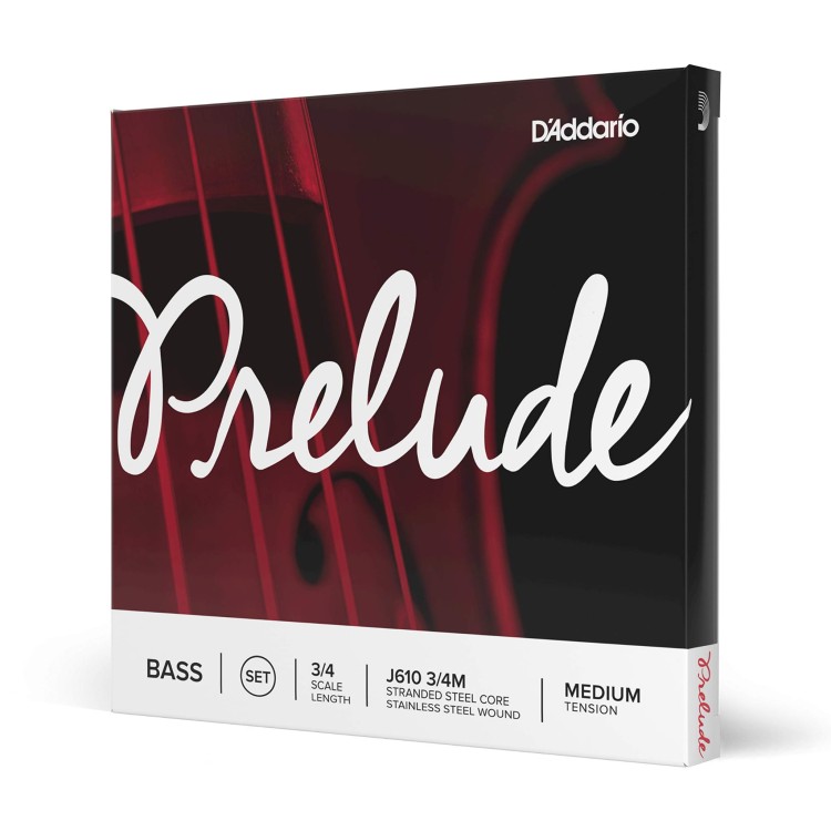 Struny kontrabasowe D'Addario Prelude 3/4m J610