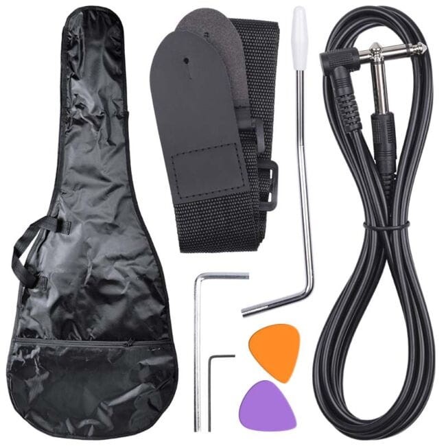 NN EG SET SB zestaw gitarowy gitara elektryczna stratocaster