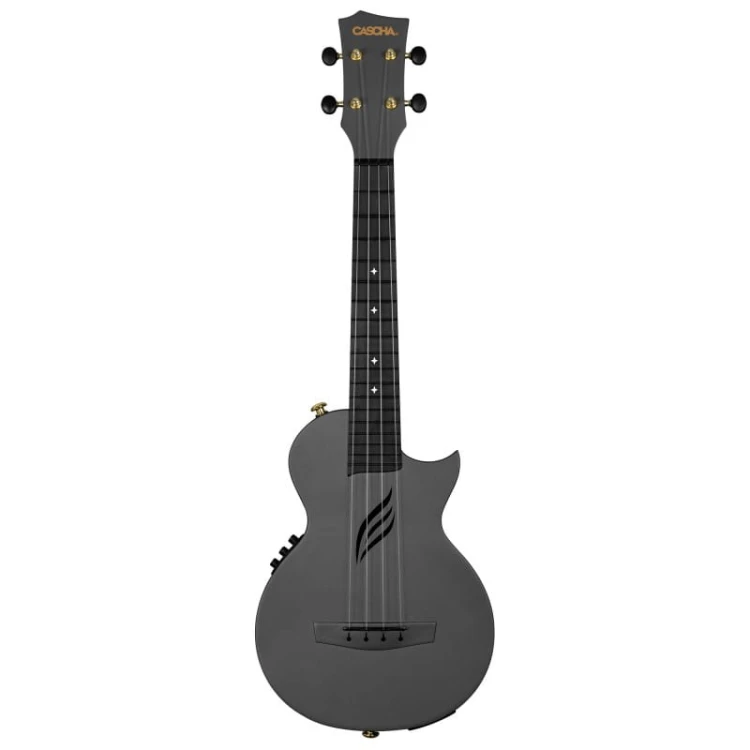 Cascha Carbon ukulele koncertowe SET