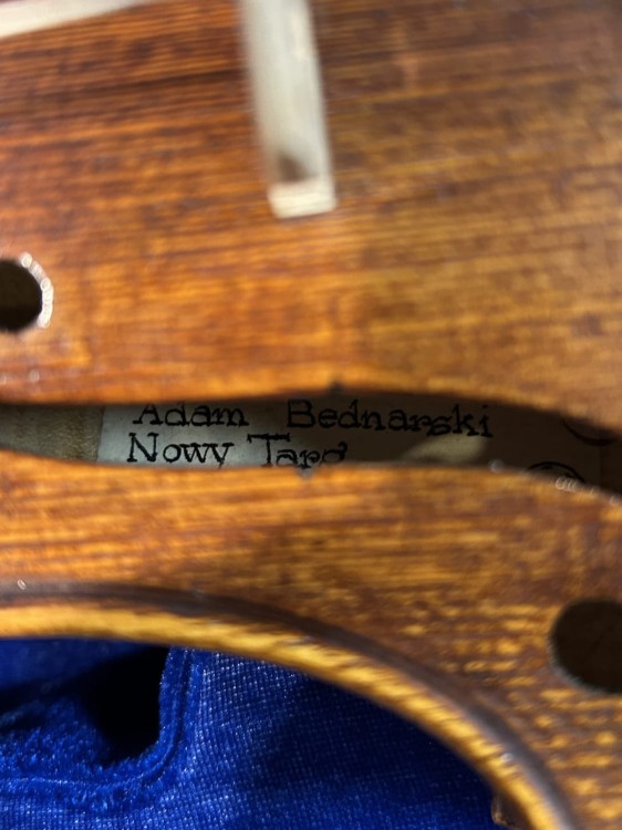 Skrzypce lutnicze Adam Bednarski