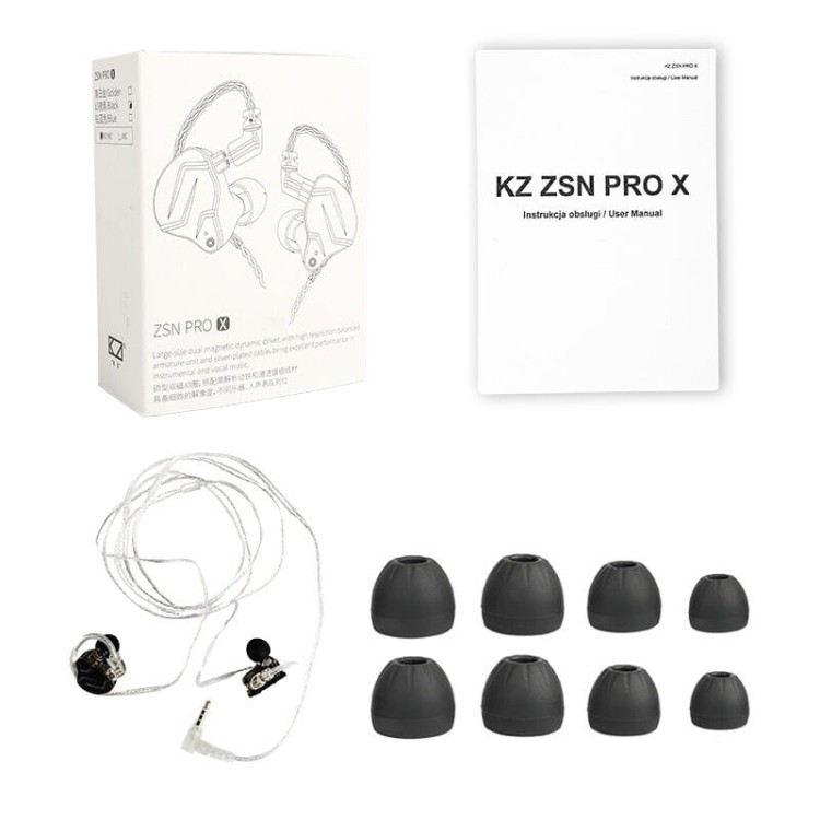 KZ ZSN PRO X słuchawki douszne przewodowe dokanałowe