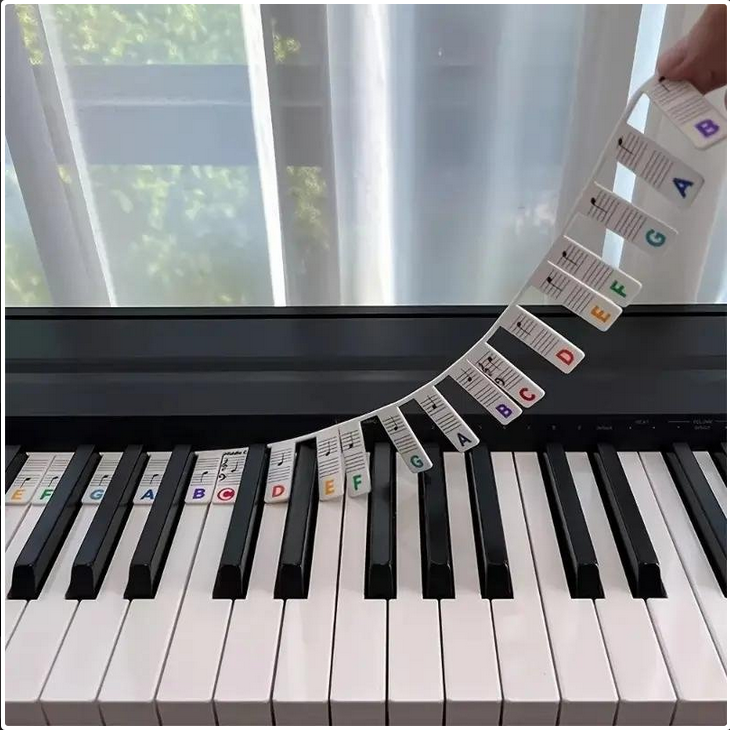 Nakładki silikonowe na keyboard 61 klawiszy kolorowe