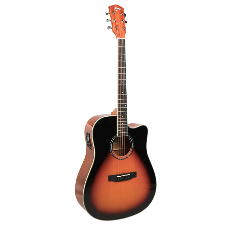 V-TONE VEAG1 CE VS gitara elektroakustyczna 4/4 dreadnought cutaway sunburst