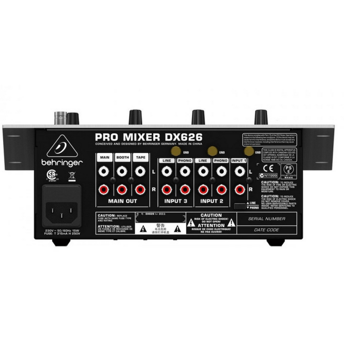 Mikser DJ Behringer DX626