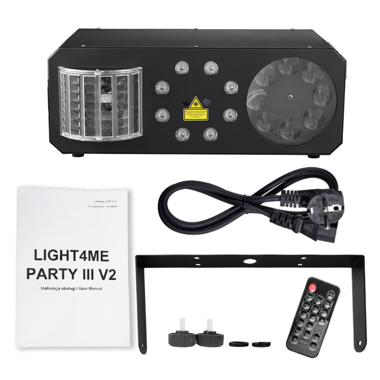 LIGHT4ME PARTY III V2 multiefekt LED oświetlenie imprezowe efekt świetlny