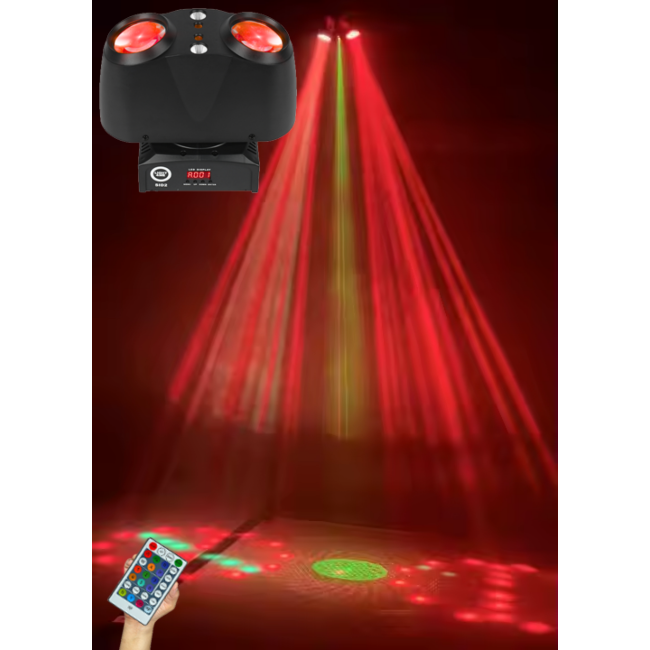 LIGHT4ME SID2 multiefekt świetlny LED 4w1 efekt beam klubowe